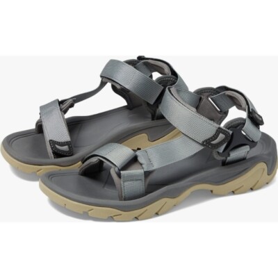 Madden Mens Sandals Adjustable Strap Outdoor Comfort Casual Gray Size 13 NEW