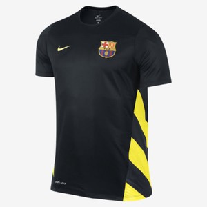 nike yellow training top
