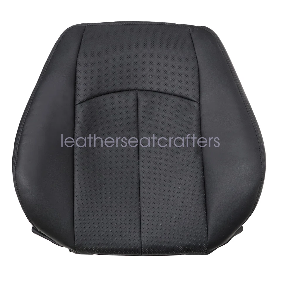 Cubierta de asiento de cuero inferior del conductor negra para Mercedes Benz E280 E350 2003-2009 Foto 3 de 4