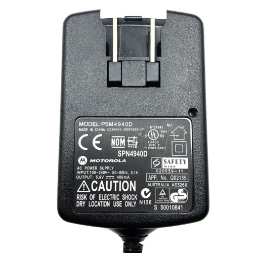 Genuine Motorola AC Wall Adapter Charger for Cell Phones V60 V300 V400 V500 V505 - Picture 3 of 6