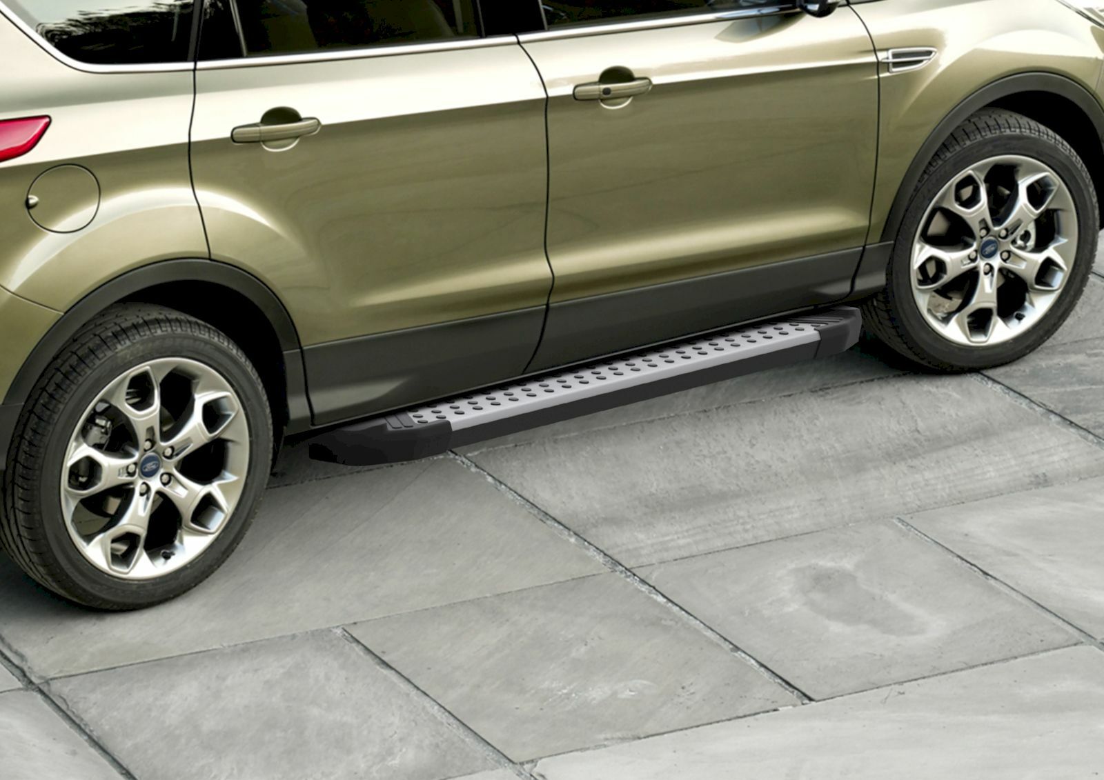 Marche pieds RIVAL Advanced rigide en aluminium mat pour Ford Kuga