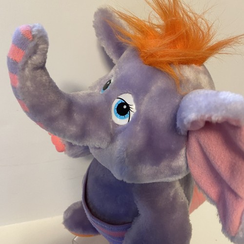 Peluche Wuzzles Elerou Elefante Canguro De Colección Hasbro Softies Disney 1984 12" - Imagen 4 de 12