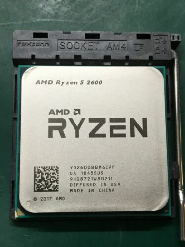 AMD Ryzen 5 2600 R5-2600 3.4GHz 6-Core Socket AM4 65W CPU Processor - 第 1/1 張圖片