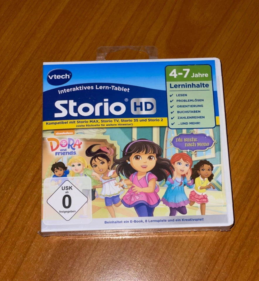 VTech Storio HD Lernspiel - Dora and Friends - Neu - OVP - unbenutzt 