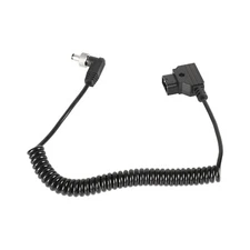 CAMVATE Coiled Power Cable D Tap Male to DC 2.5mm Adapter fr Monitor/Video Devic