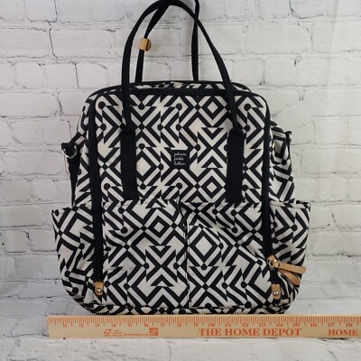 PETUNIA PICKLE BOTTOM Diaper Bag Boxy Backpack Messenger Tote Baby Purse