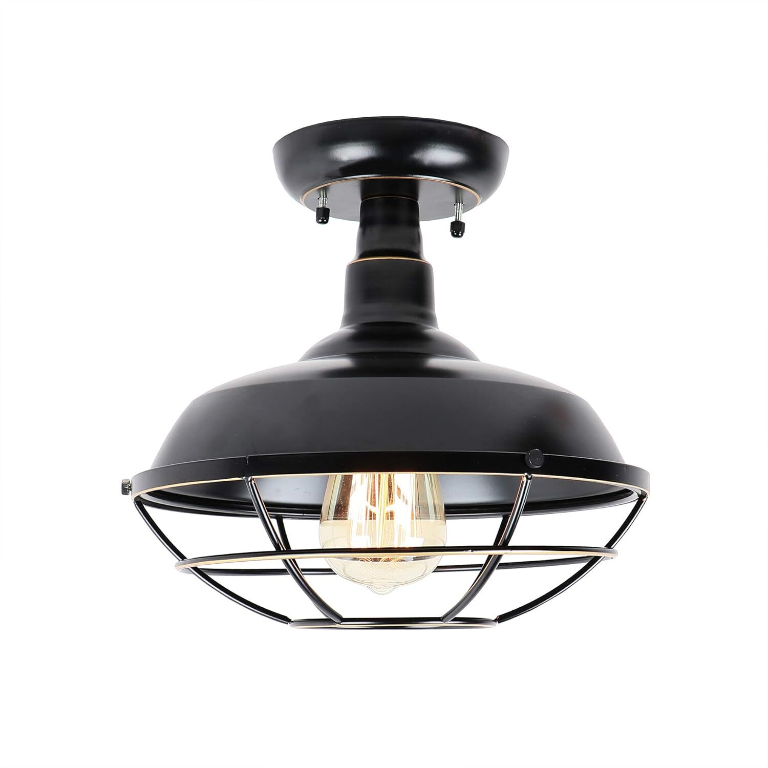 EL809SFIB Black Outdoor Ceiling Light Imperial Design