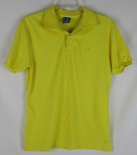 Vintage Ocean Pacific Polo Shirt 70s or 80s-Mens M-Yellow-USA Made-OP-GUC