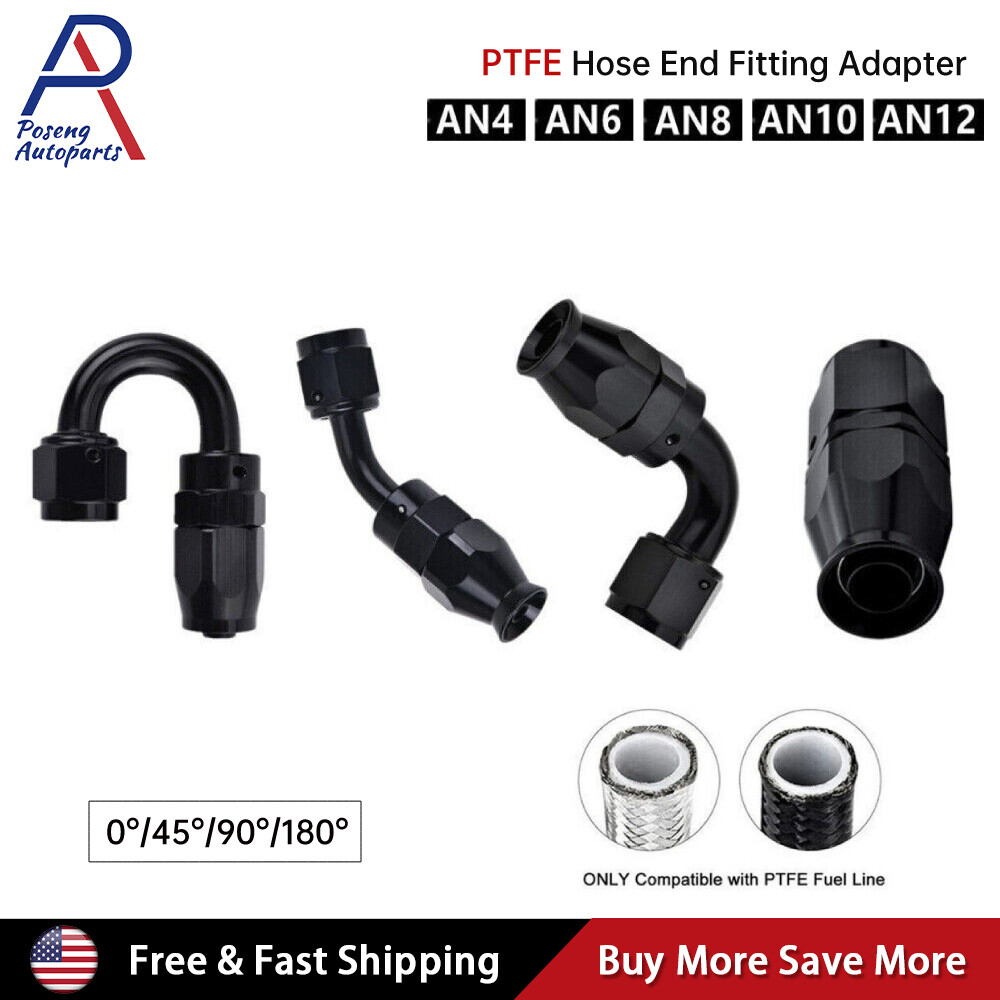 AN4 AN6 AN8 AN10 AN12 to 1/8 1/4 3/8 1/2 3/4 NPT Oil-Cooled Adapter Universal Straight Fuel Hose Pipe Thread Fitting from Power Steering Pump - price 18.09