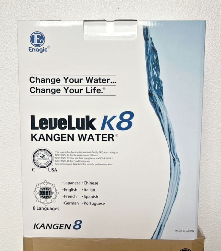 Enagic LeveLuk K8 Kangen A26-00 Alkaline Water Filtration Ionizer