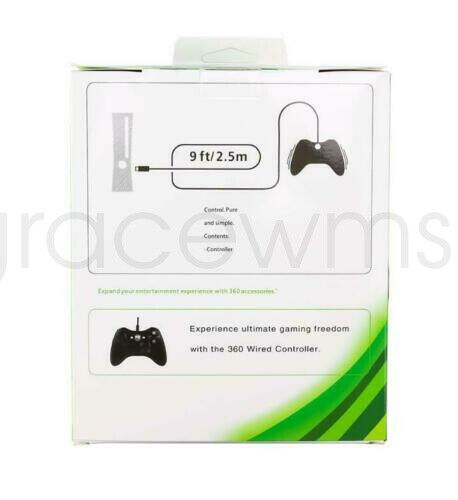 Boxed white&black brand new USB wired controller suitable for xbox360pcs windows - Picture 4 of 18