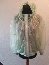 Stunning Marc Cain Sports Mesh Transparent Green Jacket Womens Size N4
