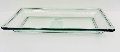 Clear Acrylic Heavy Duty Rectanglar Serving Party Platter  Tableware 14''x7.5''
