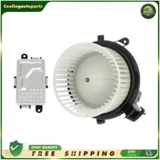 Front For 2012-2015 Mercedes-Benz C250 C350 HVAC Blower Motor Fan & Resister Kit