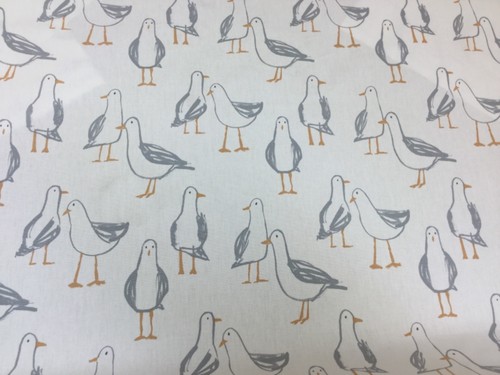 GAVIOTAS de tela de algodón Clarke + Clarke-Studio G-Laridae. Tapicería/cortina/artesanía - Imagen 3 de 4