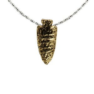 Authentic Creative Pewter Designs Native American Arrow Arrowhead Necklace, A084PEN
