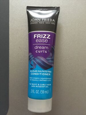 new John Frieda frizz ease dream curls conditioner 2 fl oz