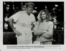 1991 Press Photo Barbra Streisand  Nick Nolte in "The Prince of Tides"
