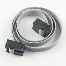 2Pcs 2.54mm Pitch 2x3Pin 6 Pin 6 Wire IDC Flat Ribbon Cable Length 40cm