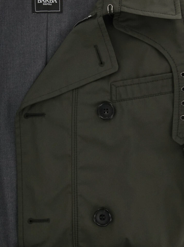 Chaqueta lisa Barba Napoli verde oliva - (AUC33I5536362) Foto 3 de 4