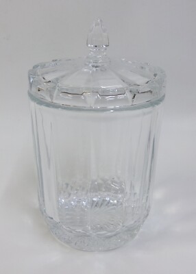 St George Crown Court Odyssey Lead Crystal Biscuit Jar