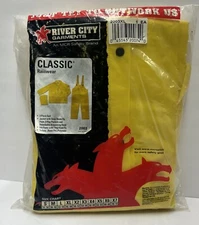 River City Garments MCR Safety. Classic Rainwear 2003XL  3 Pc Rain Wear Size XL