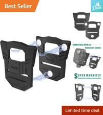Body Camera Mount with Strong Magnet - Fits All Models, Prevents Falling