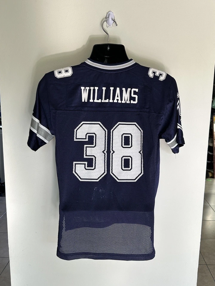 Camiseta deportiva Reebok NFL Dallas Cowboys Roy Williams #38 juvenil grande vintage malla Foto 3 de 4