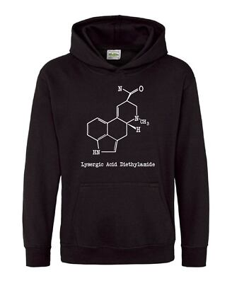 LSD Molecule Psychedelic Festival Concert adults HOOD HOODIE