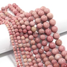 4-12mm Natural Gemstone Red Woodgrain Stone Round Spacer Bead for Jewelry Making