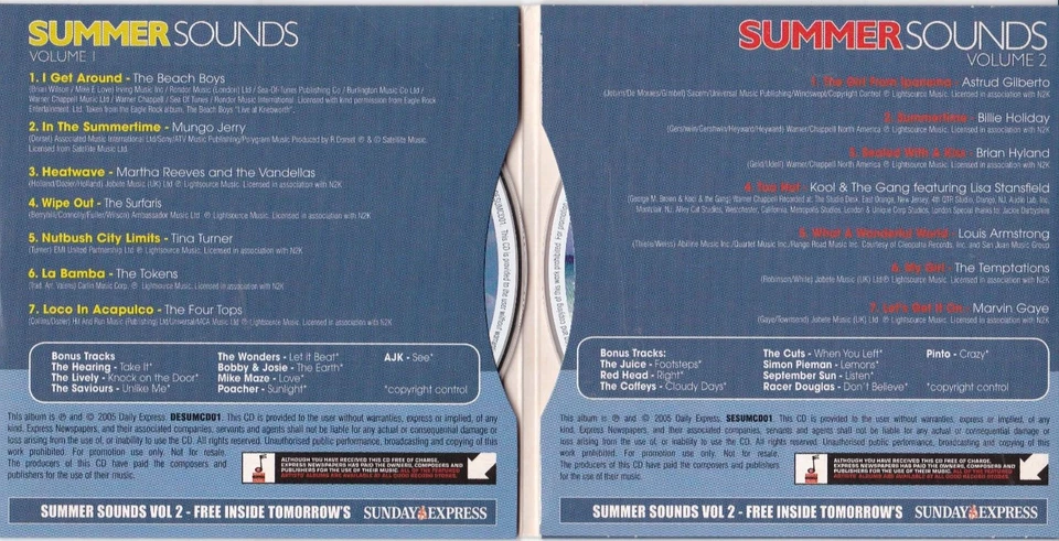 SUMMER SOUNDS ( DAILY EXPRESS Newspaper Double Album ) - Bild 2 von 3