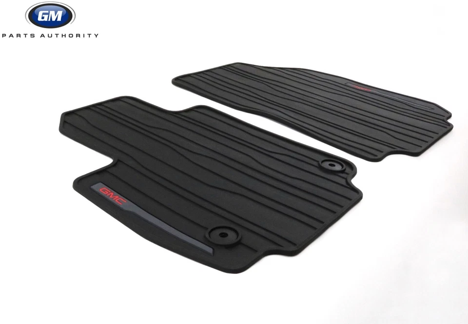 Alfombrillas GMC Terrain 2018-2024 delanteras traseras y de carga para todo tipo de clima negras OEM GM Foto 2 de 4