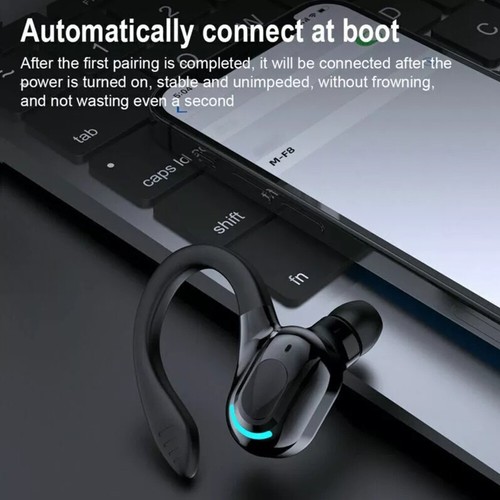 Nowe słuchawki bezprzewodowe Bluetooth 5.1 Haczyk Słuchawki stereo v - Zdjęcie 3 z 20