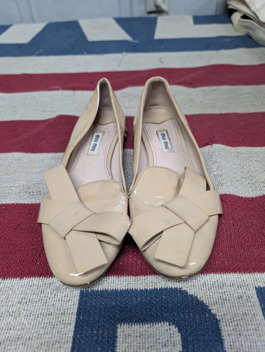 Patent Leather Miu Miu Loafer Flats for Women for sale | eBay