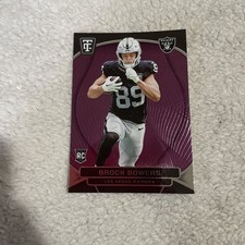 2024 Panini Totally Certified Rookies Brock Bowers #109 Mirror Purple RaidersNFL
