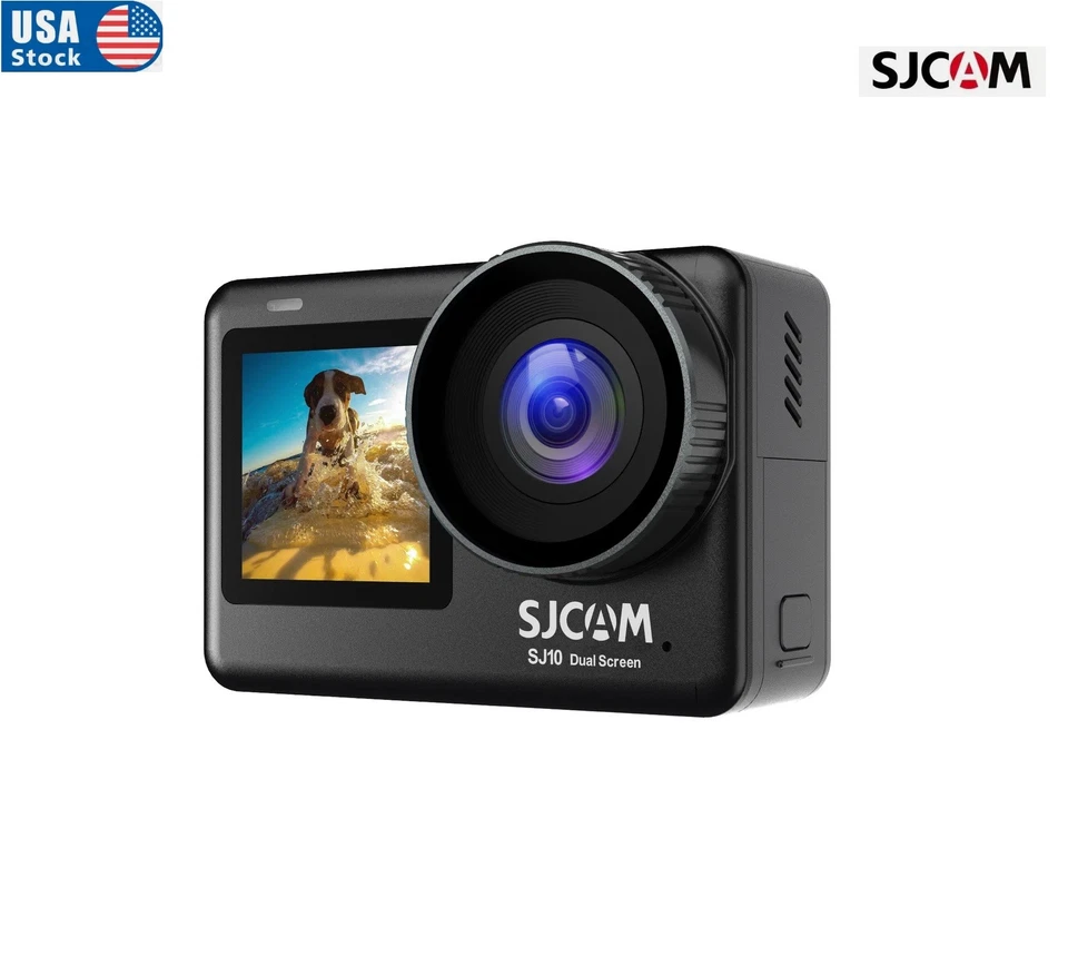 SJCAM SJ10 Pro Dual Screen Action Camera 4K 60FPS Stabilisation Sport Camera - Image 2 of 4