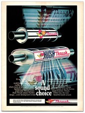 Vintage 1974 Thrush Mufflers - Original Print Advertisement 8in X 11in