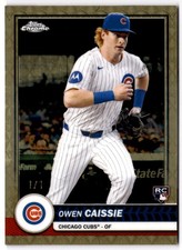 Marketplace image: 2026 Topps Chrome Owen Caissie 90 Flagship Collection Superfractor 1/1 Cubs