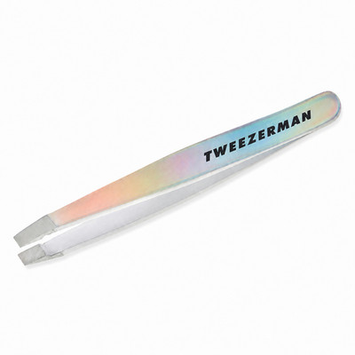 Tweezerman Mini Schrägpinzette Winter Frost Etui Augenbrauen Pinzette
