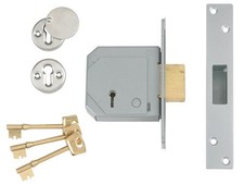 Image of Union UNNV3G114C67 5 Lever Mortice Deadlock C-Series 67mm Satin Chrome