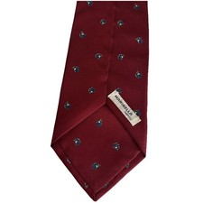 USED MARINELLA NAPOLI SILK NECKTIE TIE MADE IN ITALY VINTAGE SELF TIPPED