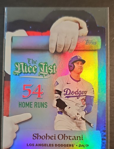 2025 Topps Holiday - Making the Nice List Shohei Ohtani #MNL-1