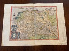 Germaniae universalis Deutschland Karte 1595 Faksimile-Reprint nach Kupferstich