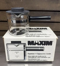 Maxim EC-2 Replacement Carafe for 4 Cup Espresso & Cappuccino Makers NOS NEW