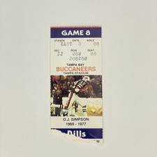 Tampa Bay Buccaneers vs Buffalo Bills 11/2/1986 NFL Ticket, Jim Kelly 3 TDs