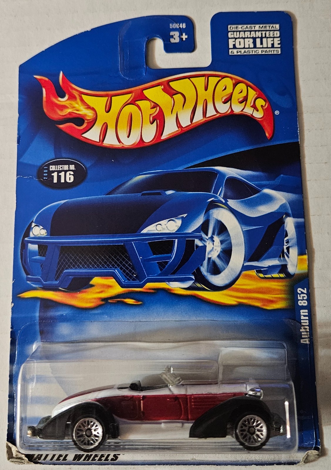 Hot Wheels, Auburn 852, 2001. Diecast.