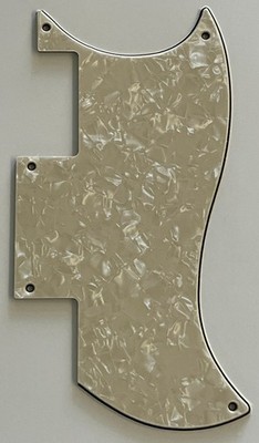 For Fit Epiphone SG Special Style Guitar Pickguard 4 Ply Ivory White Pearl