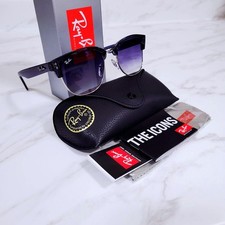 New Ray-Ban Sunglasses 0504S Clubmaster Reverse L-Gradient Blue T-145 51mm Italy