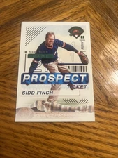 2024 Panini Prospect Edition #187 Sidd Finch New York SP