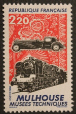 Timbre - FRANCE - Mulhouse / Musées techniques - Neuf** - YT2450 - 1986